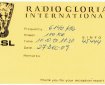 QSL Radio Gloria Internacional