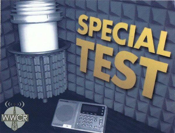 QSL WWCR Special Test