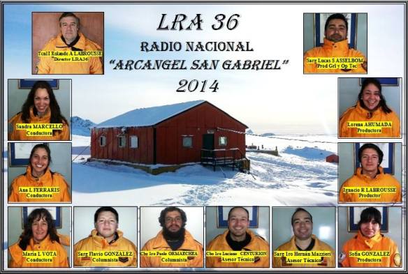 Equipo de LRA 36 Radio Nacional "Arcángel San Gabriel"