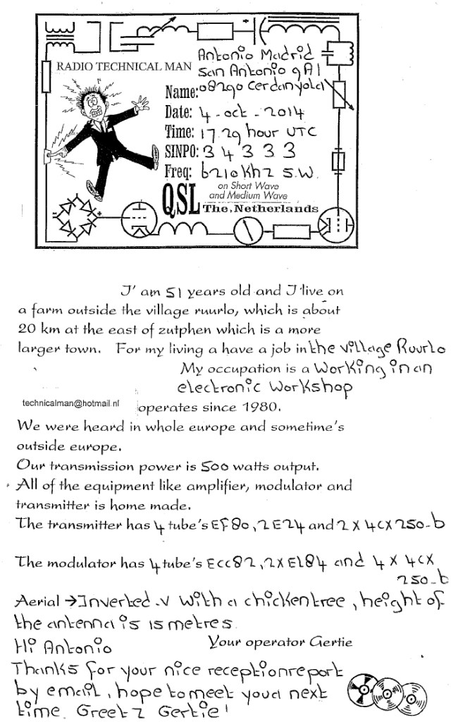 QSL Radio TechnicalMan