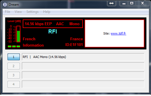 Radio Francia Internacional-DRM-3965Khz-1726UTC