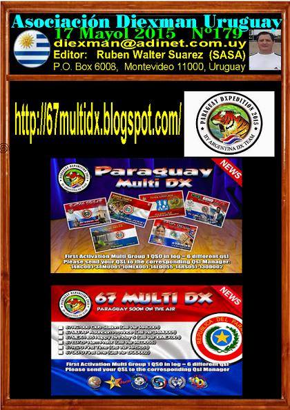 Disponible el boletin 179 de la Asociacion Diexman Uruguay