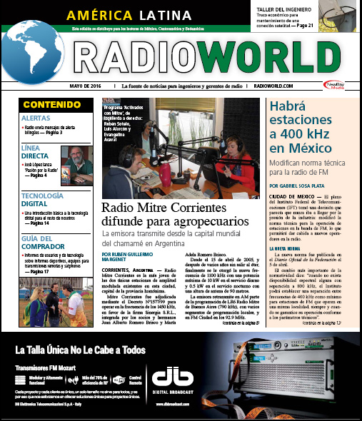 Radioworld Mayo 2016