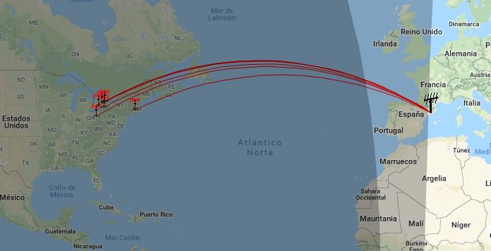 Escuchas Onda Media Americana